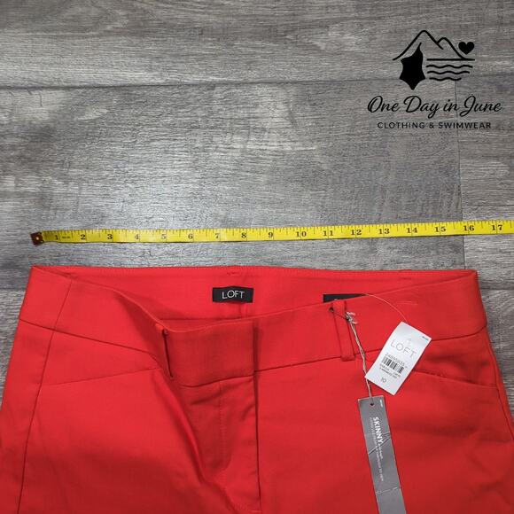 Loft Marisa Skinny Pants Size 10 - Picture 3 of 6
